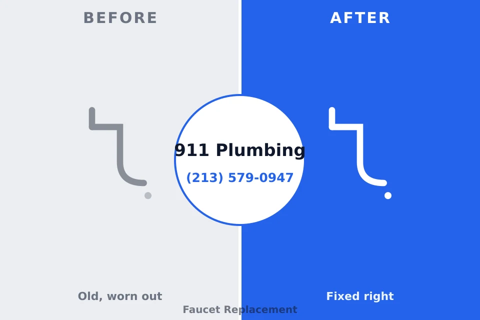 Before and after: plumbing company Farmington, AR
